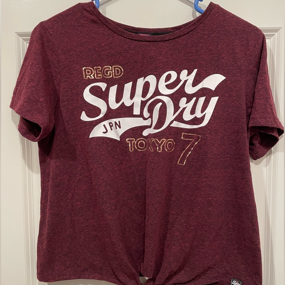 Superdry Knot Fit Crop tshirt